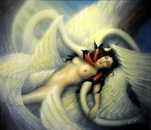 Leda und der Schwan oder Leda und die Schw�ne