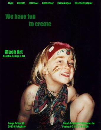 Blach Art Plakat und Flyer