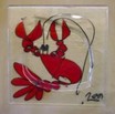 Zeichnen in Glas - Lobster