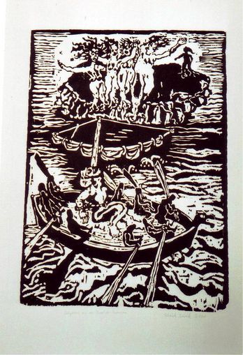 Odysseus auf der Insel der Sirenen