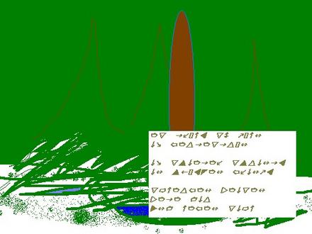 bergesgr�n mit glyphen