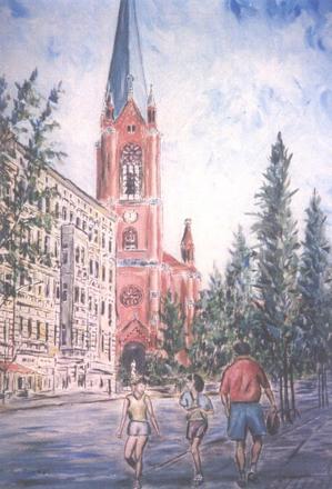 Gethsemanekirche,Stargarder Stra�e,Berlin,Prenzlauer Berg