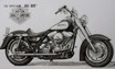 Harley Davidson  110 x 65 cm