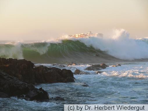 Surfen in der Table Bay