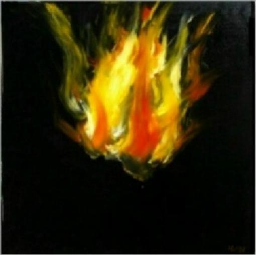 fallendes Feuer