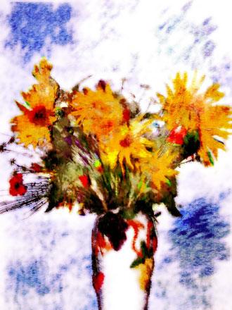 Sonnenblumenstrau�