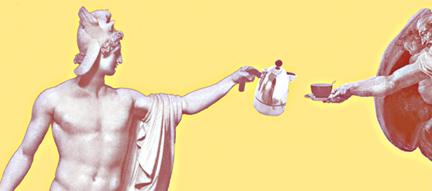 Kunstcaf�. Caf� Kust.