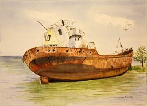 Von Wasser verlassen