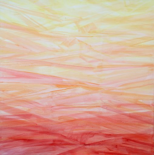 Rote Kristallandschaft