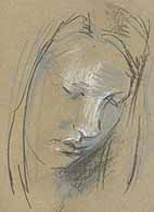 Portraitskizze Martha