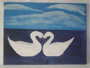 Schwanen Liebe