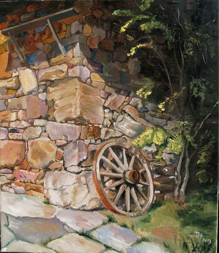 ODas alte Wagenrad