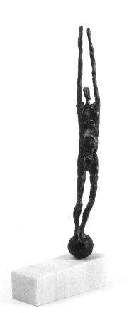 Balance auf der Kugel