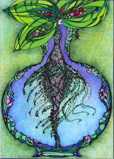 Kleine Blumenvase XII