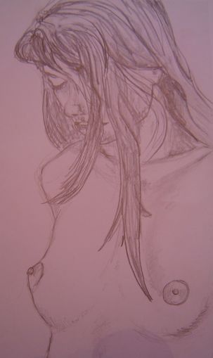 Nackte Frau