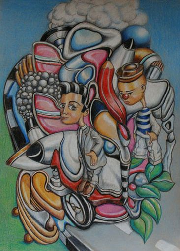 Slowdriving - 2009 - 30cm x 20cm - andre schmucki