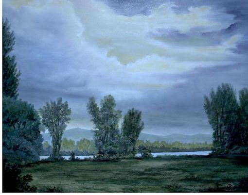 Nachtstimmung am Rhein