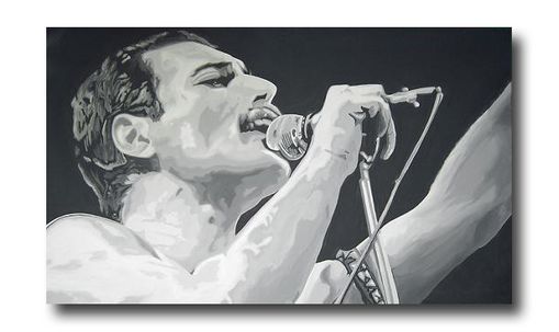 FREDDIE MERCURY queen MODERN-REALISM Gem�lde  Painting
