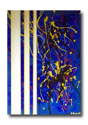 WILDE GEDANKEN 01 abstract Gem�lde  Painting