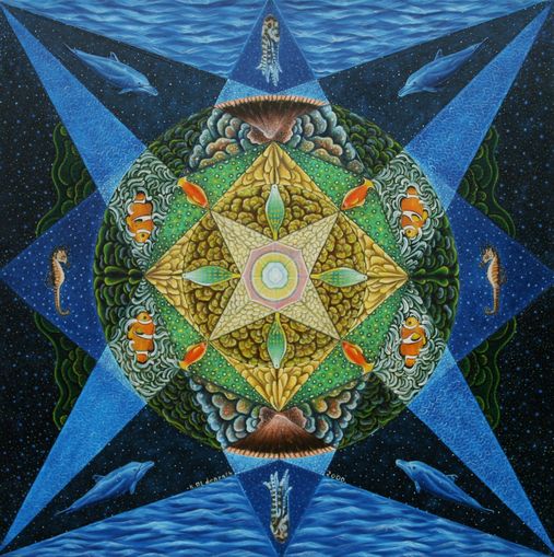 Mandala Korallenriff