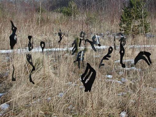 Zeichen an Gr�serhalmen oT 2006