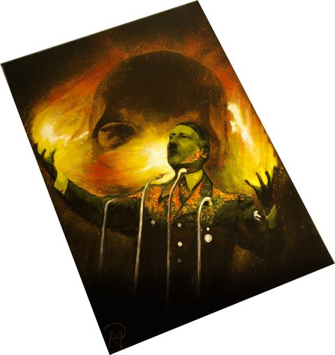 EinTotenkopf wird geboren o DEUTSCHE VOLKSKUNST I