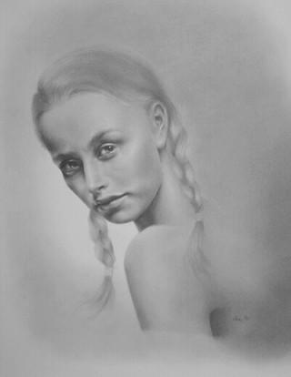 Portraitzeichnung "Stephanie"