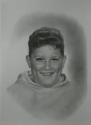 Portraitzeichnung eines Jungen