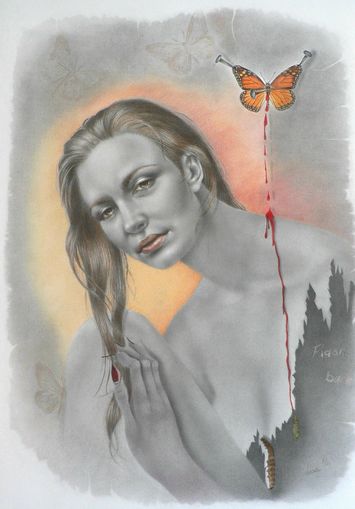 Portraitzeichnung Flashback