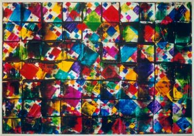 Nr.28 Squares placed intuitively and superimposed 1993