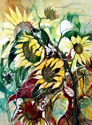 Sonnenblumenstilleben