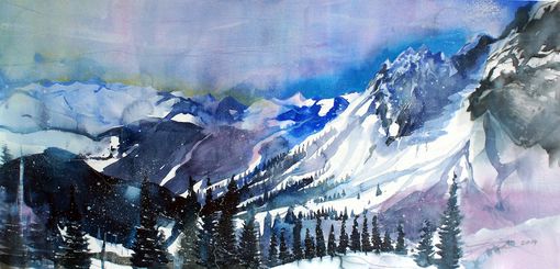 Blick zu den hohen Tauern