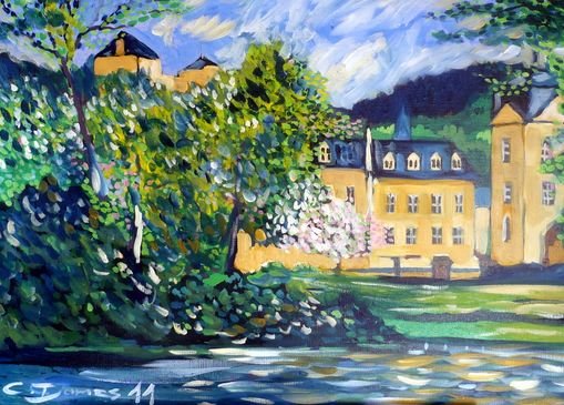 Aufkommender Wind im Park Sayn