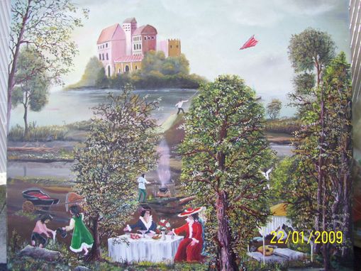 Abendessen an der Natur