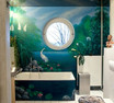 Wandmalerei fr ein privates Bad