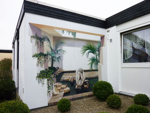 Illusionsmalerei an Hauswand