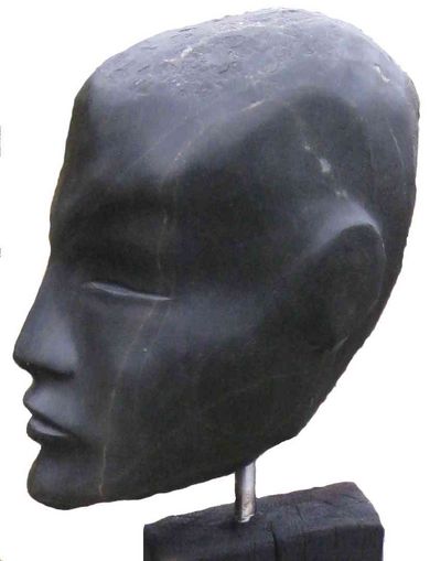 schwarzer Kopf