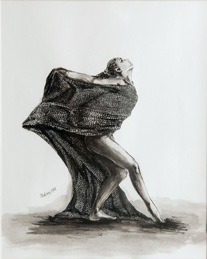 Spiel mit  dem Stoff