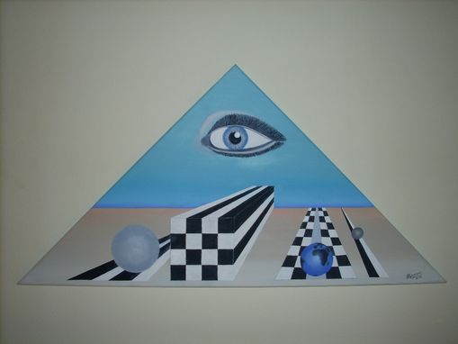 Mond - Erde - endlose Strecke zu fremden Planeten - bewacht von irgendeinem Auge