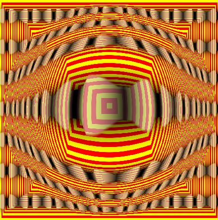 I made the tiger jump out of his eyes