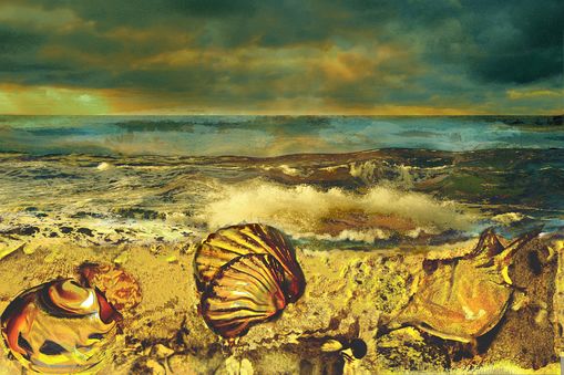 Muscheln am Strand
