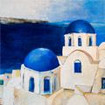 Kapelle in Santorini
