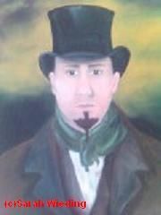 Personalisierter Mann mit Zylinder