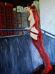 On the balcony