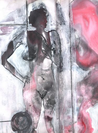 Akt mit viel Rosa