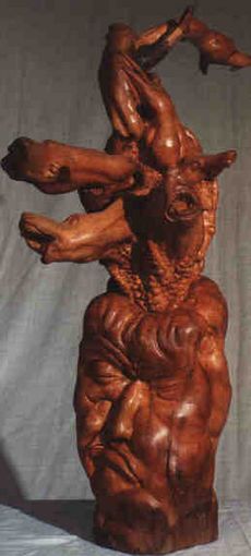 Kopf Hnde und Tiere