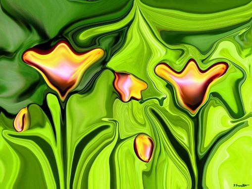 Flowing Tulips - Fliessende Tulpen