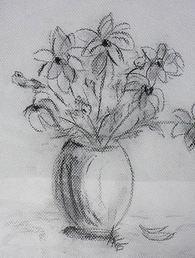 Vase mit Blumen