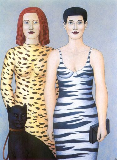 Frauen mit Panther