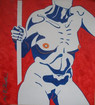 rot und blau